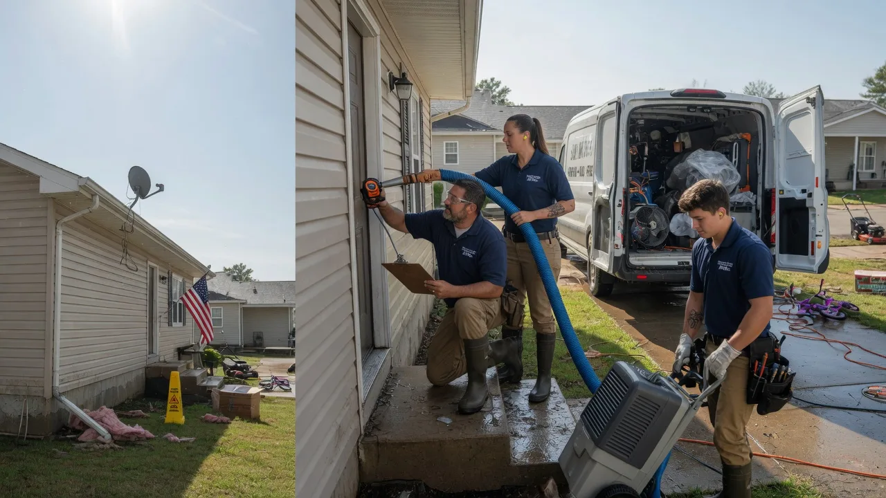 Ceiling Water Damage Restoration in Slagle, LA near me